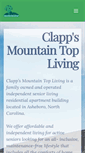 Mobile Screenshot of clappmountaintopliving.com